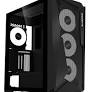 casingC301 Glass Mid Tower (Black) Rgb Fusion Atx Gaming Desktop Case