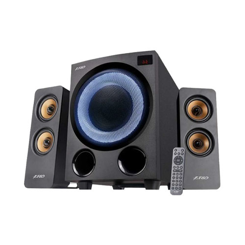 F&D 2.1 MULTIMEDIA SPEAKER (76W, USB/SD, REMOTE, FM) F770X