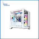 PC Power Ice Cube White Desktop Gaming Casing